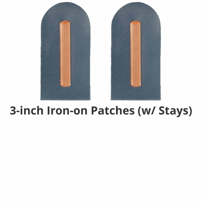 NoRiders 3-inch Iron-on Patches